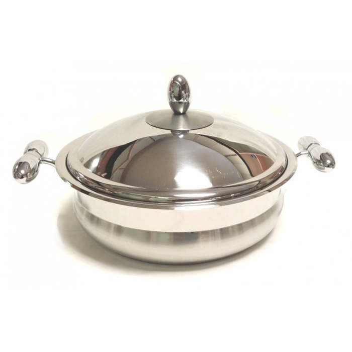Batteria Pentole 18 Pezzi in Acciaio Inox con Fondo Termico