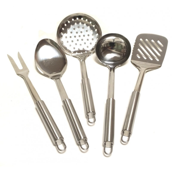 Batteria Pentole 18 Pezzi in Acciaio Inox con Fondo Termico