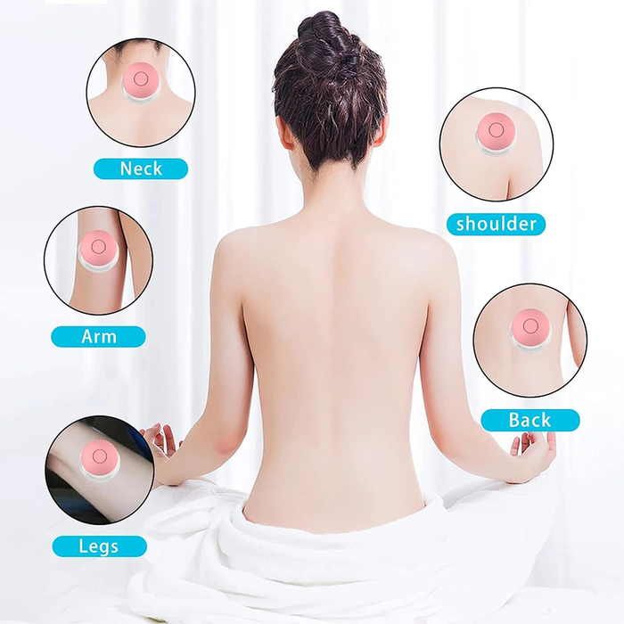 Coppette in Silicone e Vetro per Massaggio e Terapia 4 Pezzi
