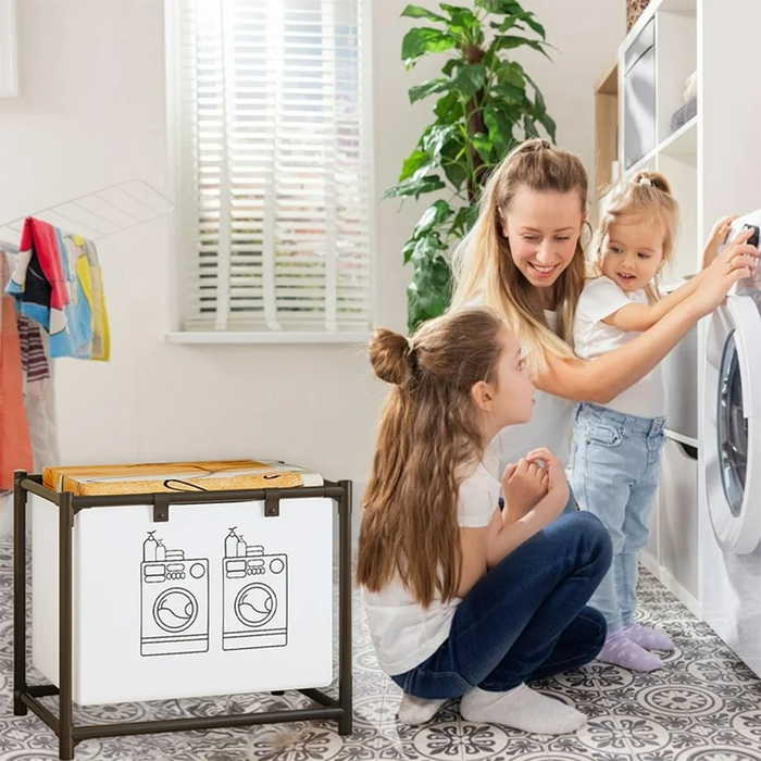 Cesto Organizer Biancheria Multifunzione