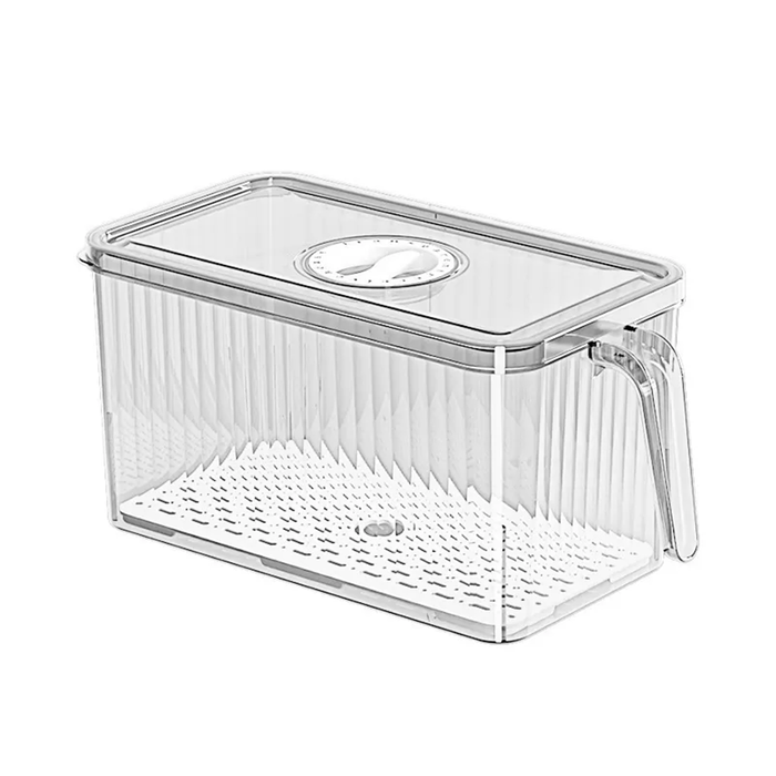 Contenedor organizador transparente con temporizador de frescura