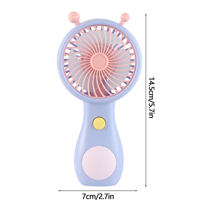 Ventilatore Portatile Ricaricabile USB Design Lumaca