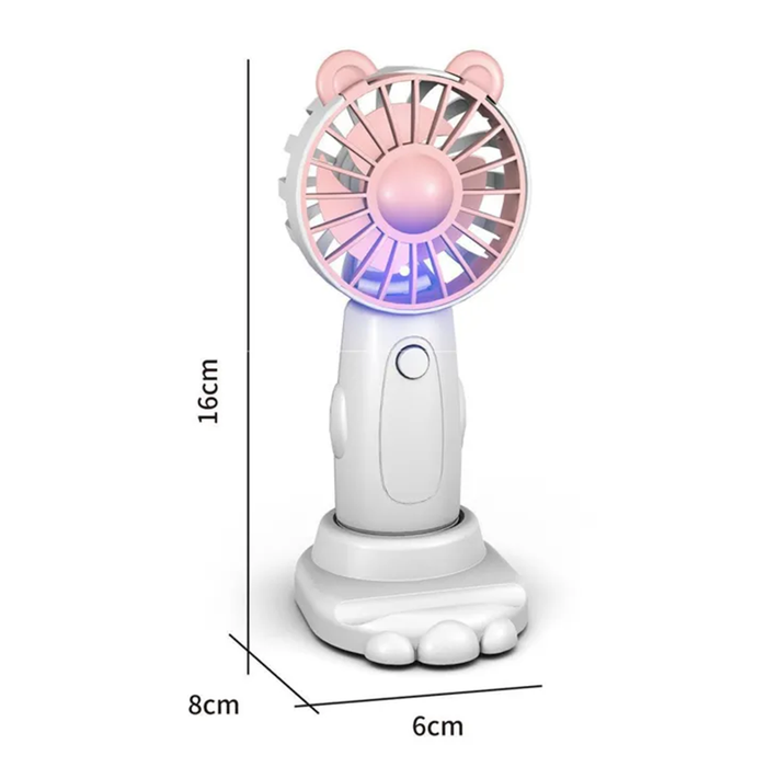 Ventilatore Tascabile con Supporto Zampa