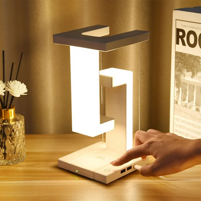Floating Dock Lamp - Lampada LED Galleggiante con Ricarica Wireless