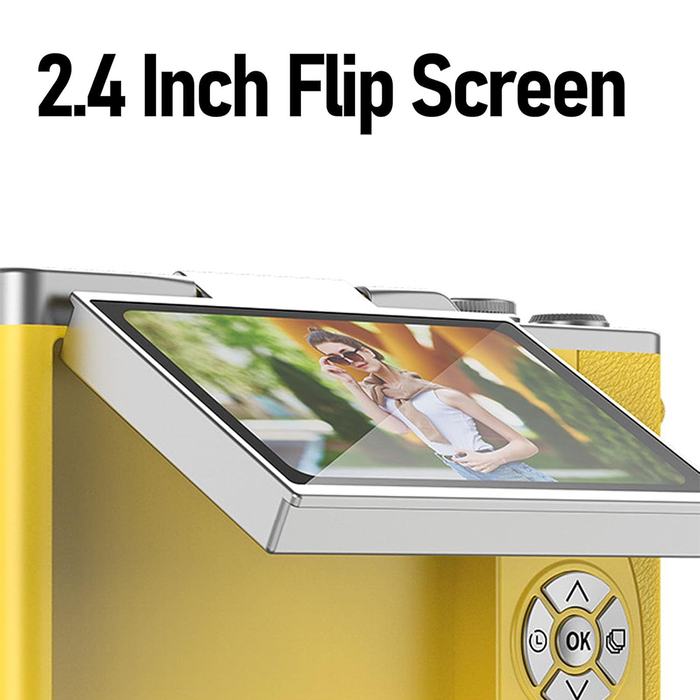 Fotocamera Digitale con Zoom Ottico 7.1x–16x e Schermo LCD Flip 2-3"