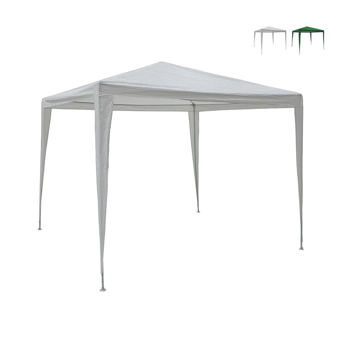 Gazebo impermeable con estructura de metal