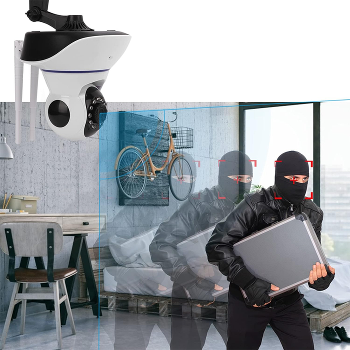 GuardianView Telecamera di Sicurezza Smart con Visione a 360°