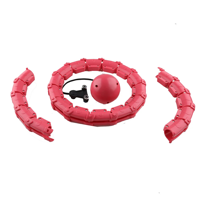 Hula Hoop Fitness Regolabile con Palla Ponderata