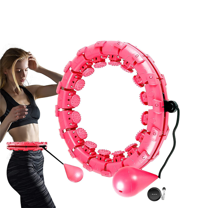 Hula Hoop Fitness Regolabile con Palla Ponderata