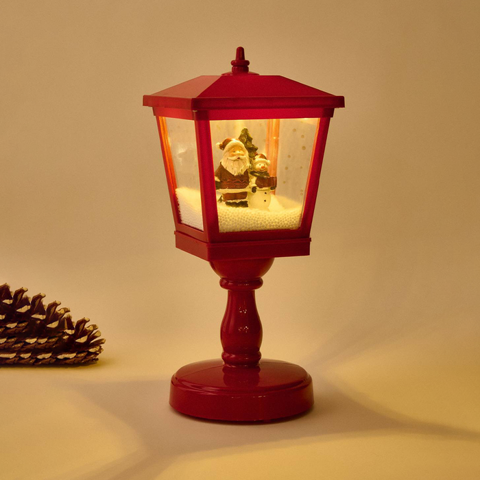Addobbo Natalizio Lampione Musicale con Luci