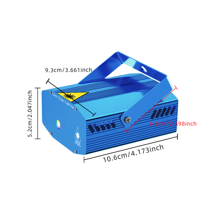 Proiettore Laser Mini RGB per Feste e Ambienti