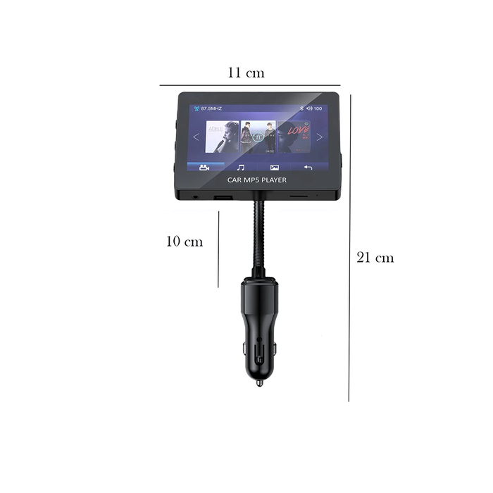 Monitor Auto Bluetooth con Speaker Integrato 4.3''