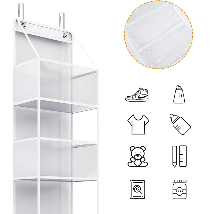 Organizer Scaffale da Appendere a 6 Scomparti