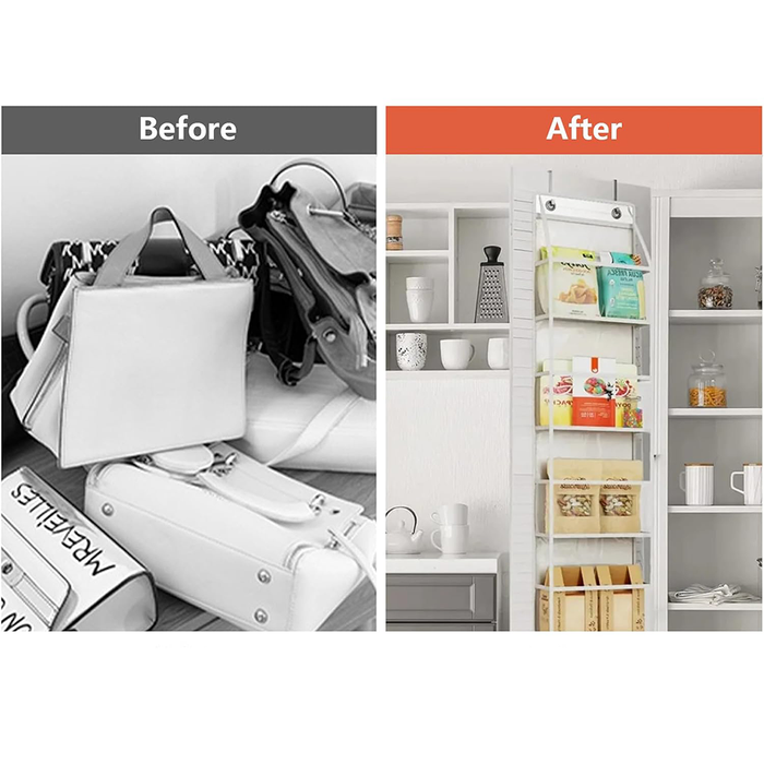 Organizer Scaffale da Appendere a 6 Scomparti