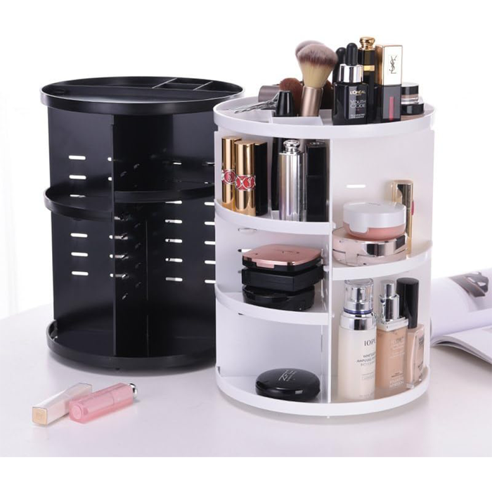 Organizador de maquillaje giratorio