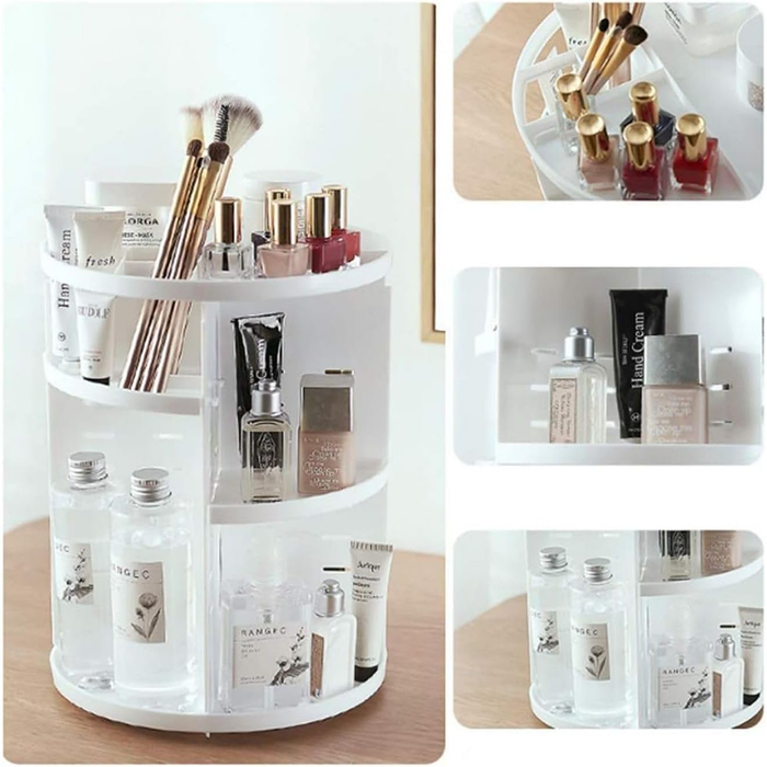 Organizador de maquillaje giratorio