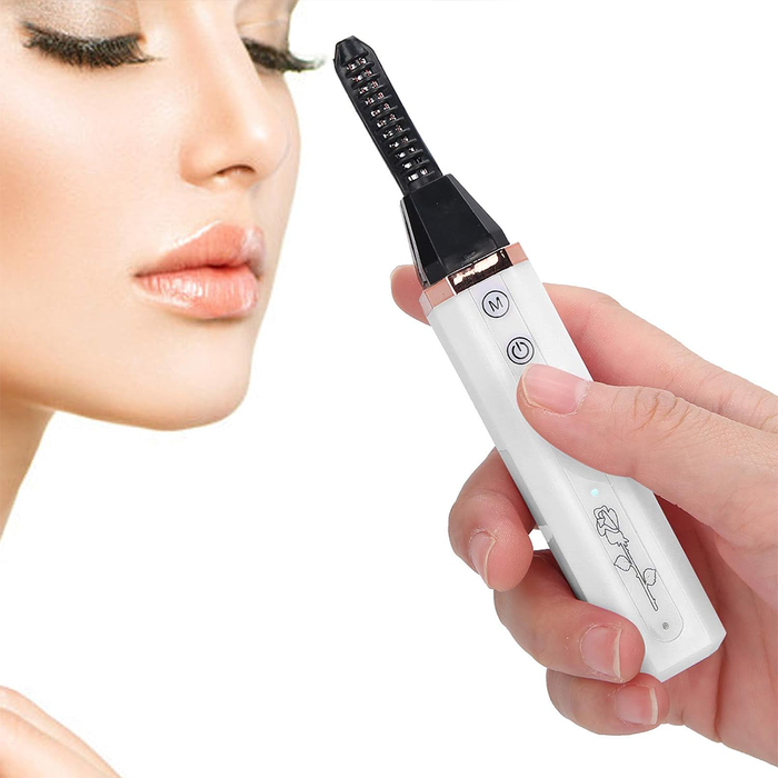 Piegaciglia Ricaricabile USB a Denti Larghi