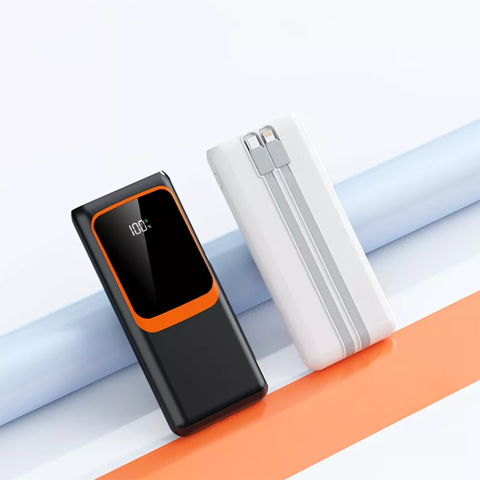 Power Bank 20000mAh con Cavi Integrati