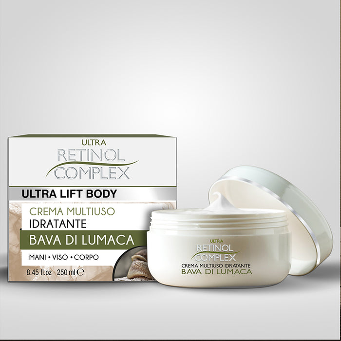 Crema corporal de baba de caracol con complejo de retinol