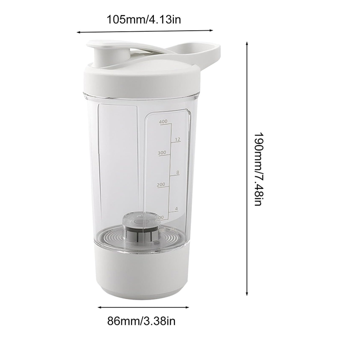 Shaker Elettrico per Frullati Fitness 400ml