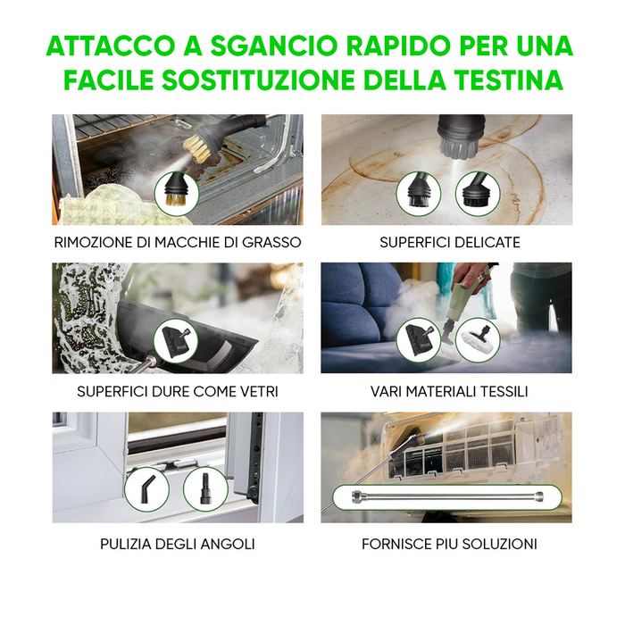 Limpiadora a vapor Lavadora a presión 2500W