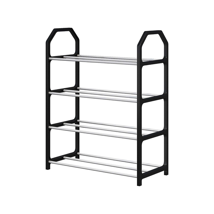 Scarpiera Scaffale Salvaspazio Compatto a 4 Livelli