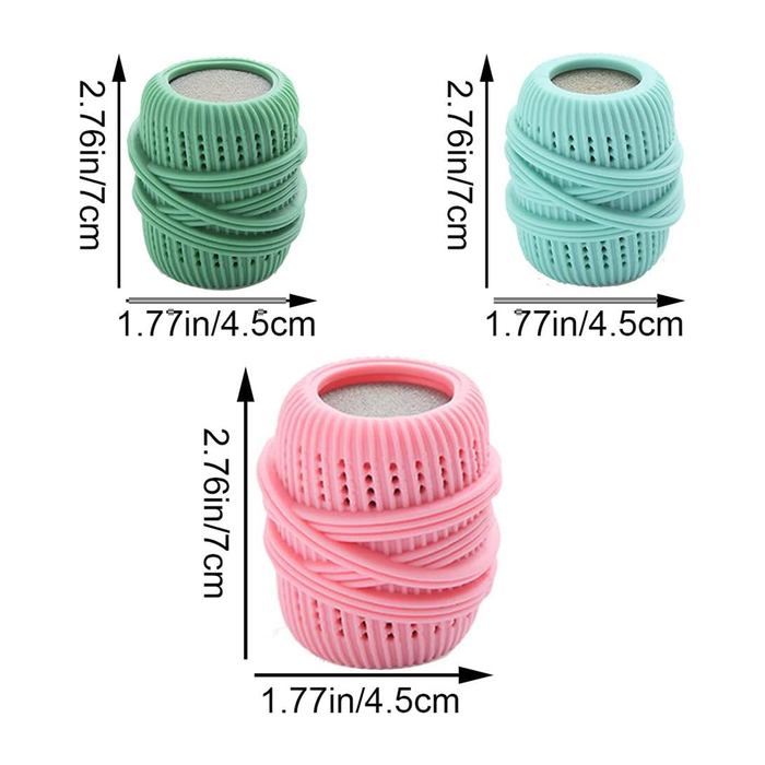 Set 3 Palline Lavabiancheria Eco Riutilizzabili