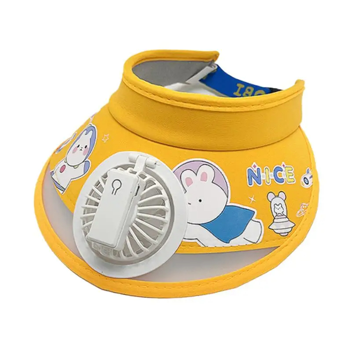 Visiera Parasole con Ventilatore Integrato