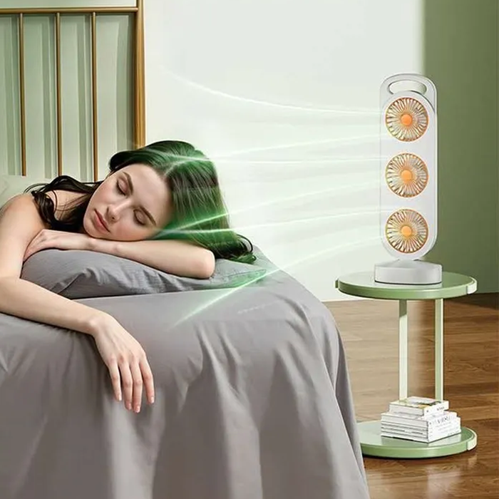 Ventilatore Portatile con Supporto Regolabile