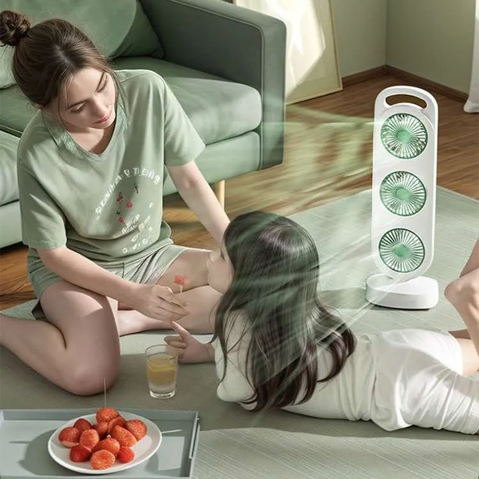 Ventilatore Portatile con Supporto Regolabile
