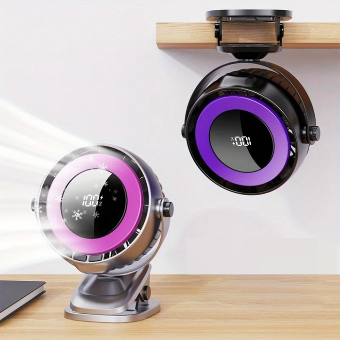 Ventilatore Ricaricabile con Clip