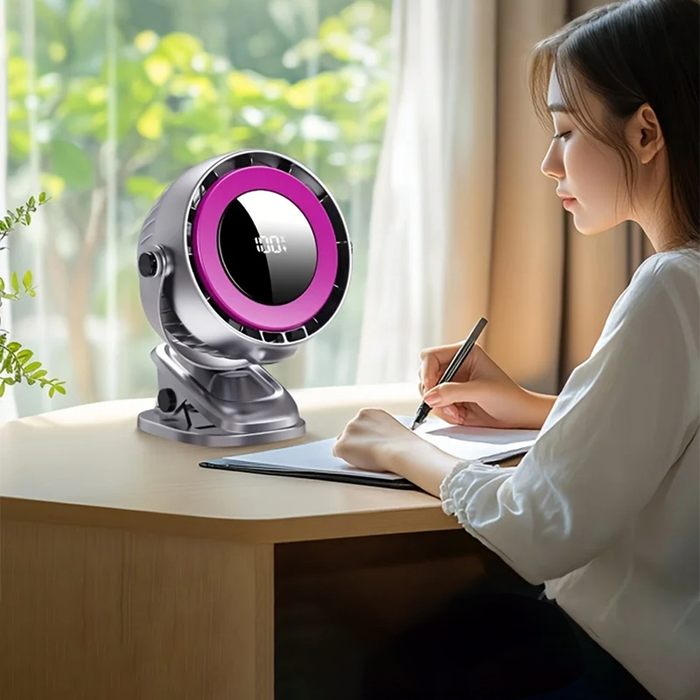 Ventilatore Ricaricabile con Clip