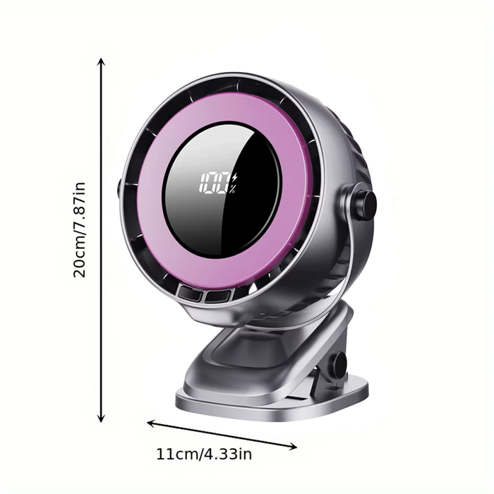 Ventilatore Ricaricabile con Clip