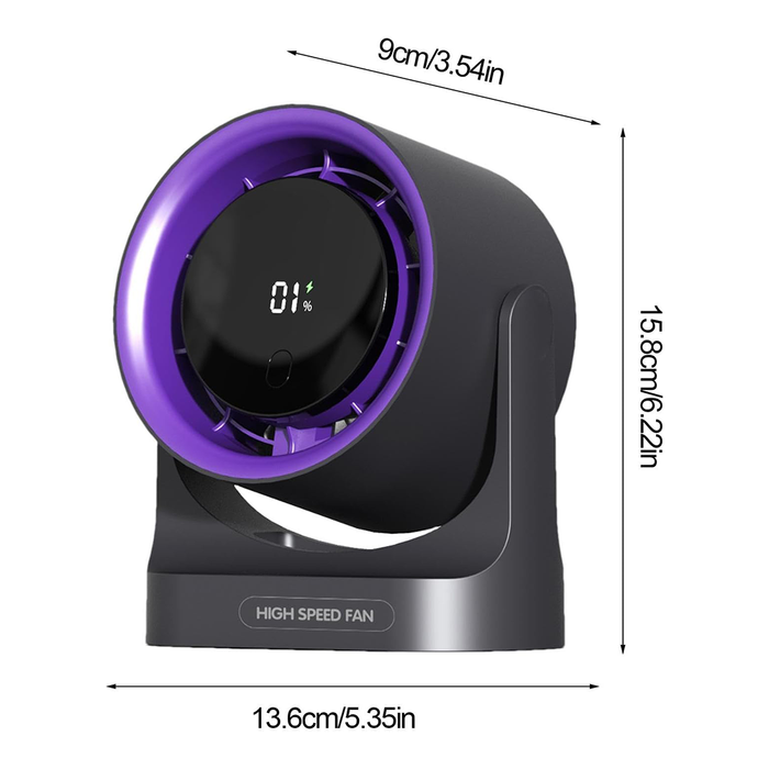 Ventilatore Smart con Display LED
