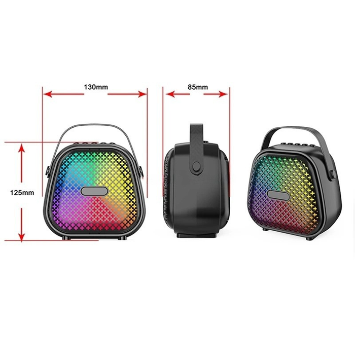 Cassa Karaoke Bluetooth con Microfono e Luci RGB