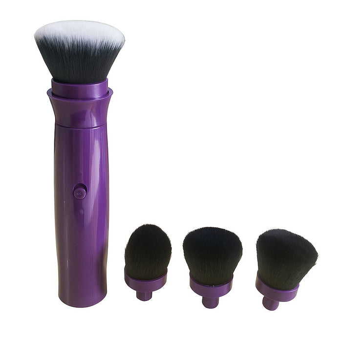 Pennello Make Up Rotante Elettrico con Testine Intercambiabili
