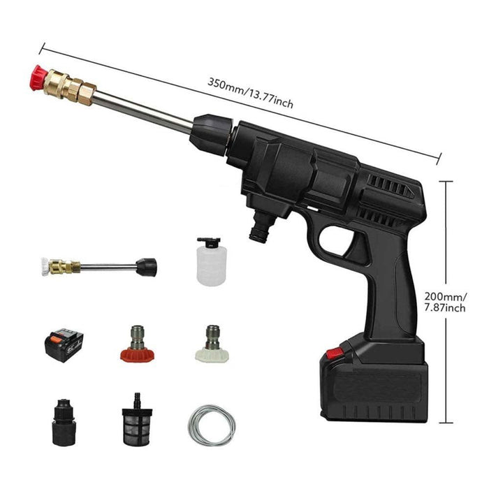 Hidropistola sin cable de 48 V con accesorios