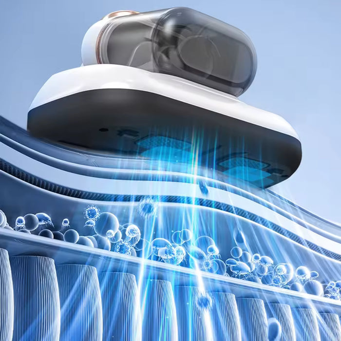 Aspirapolvere ciclonico leggero trasformato in modalità portatile per pulizia divano e tessuti