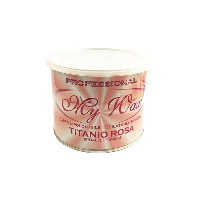 Cera Depilatoria Liposolubile al Titanio Rosa 400ml
