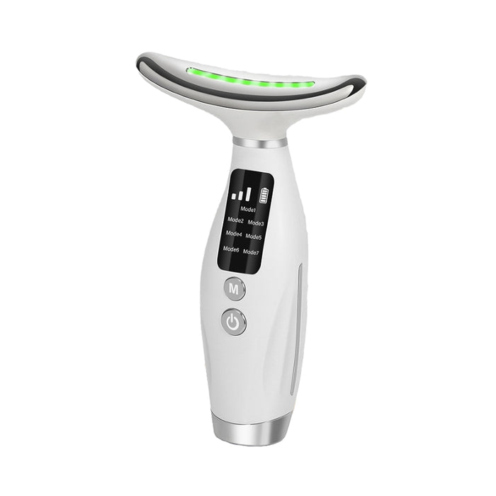 Neck Lift Massaggiatore LED 7 Modalità con 3 Livelli di Vibrazione per Viso e Collo