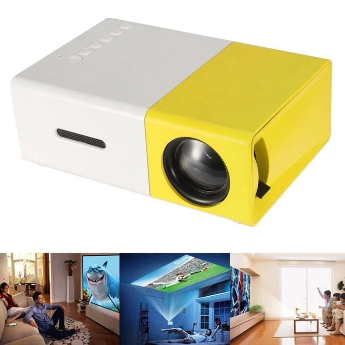 1080P Ultra HD Mini proyector Led con mando a distancia