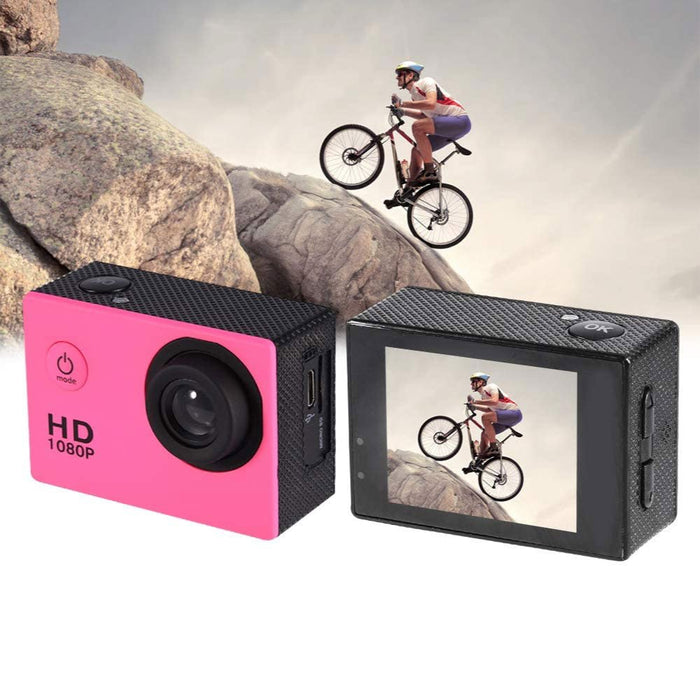 HD Sport Cam con pantalla integrada