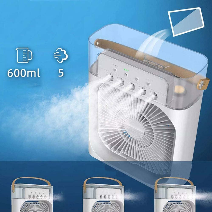 Acondicionador de aire de diseño con ventilador y temporizador