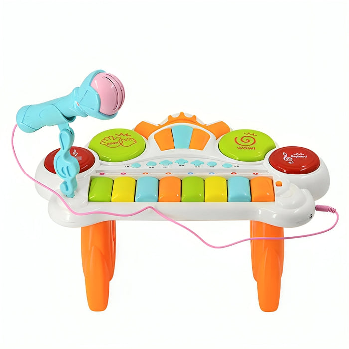 Mini piano musical para niños con micrófono integrado