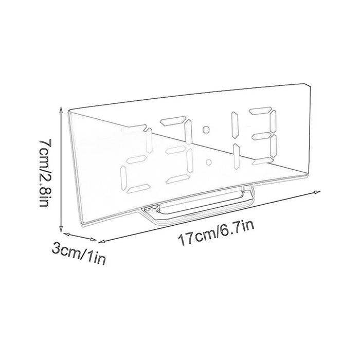 Despertador digital LED