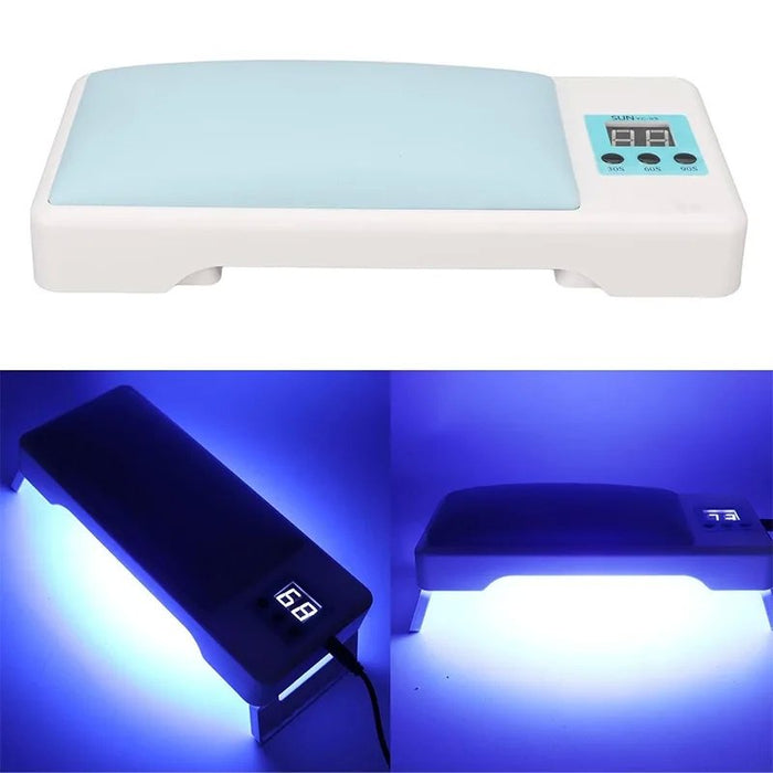 Lámpara Glam Nail Pro 120W, Lámpara UV LED de alta eficiencia con almohadilla y diseño plegable