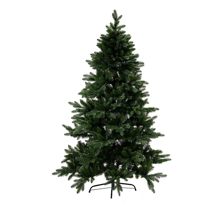 Albero di Natale Artificiale 180 cm PVC con Base in Metallo