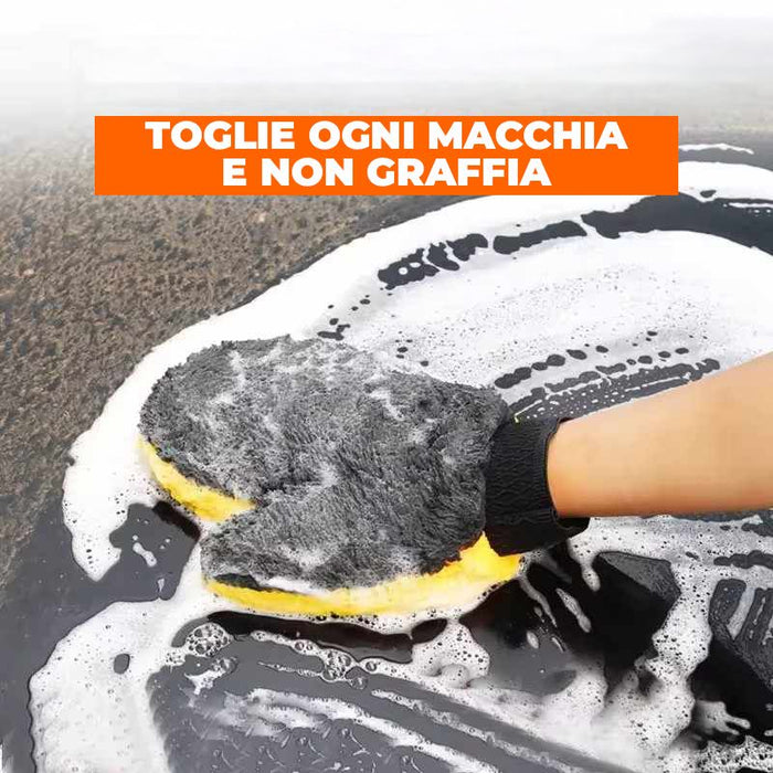 Guantes absorbentes para lavar coches