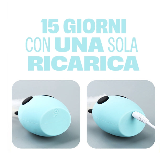 Cepillo de dientes eléctrico para niños Ultrasonic U-Shape Soft Silicone 6-12 años