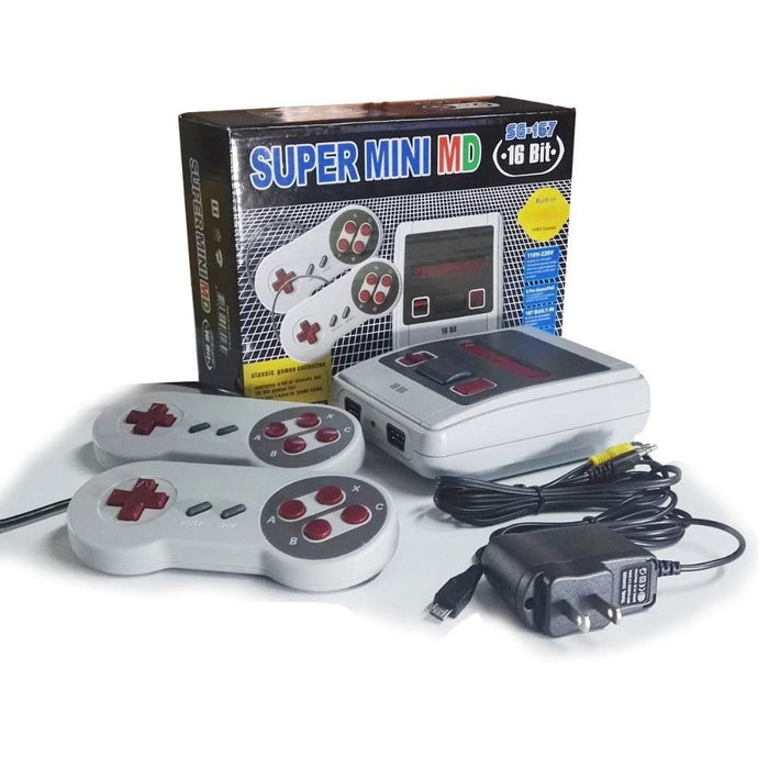 Mini consola retro SG167 600 juegos clásicos de 16 bits